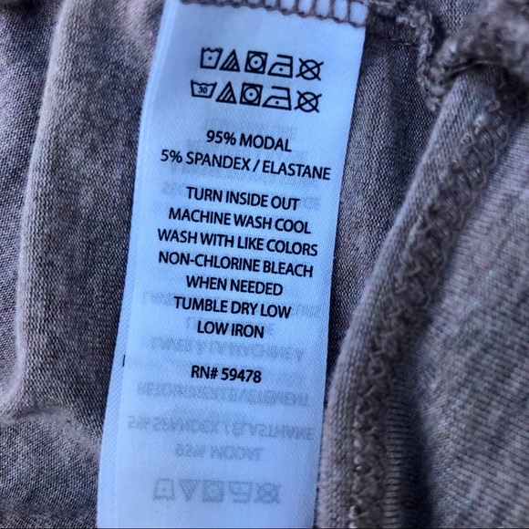 Antibes Blanc Shirt Front Twist Sz. S Plum Beige Athlesuire - Picture 8 of 9